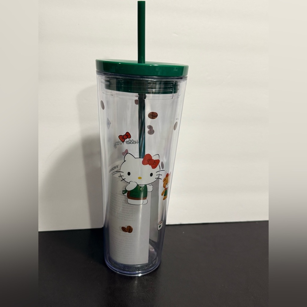 Starbucks x Hello Kitty Cold Cup Tumbler 2025 Acrylic 24 oz Limited Edition